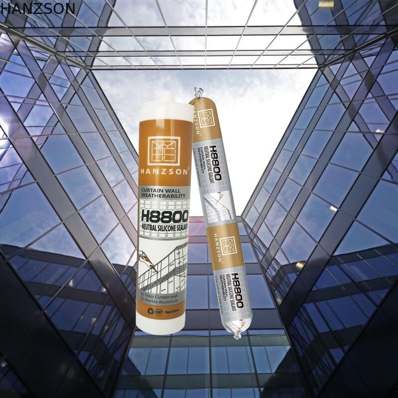 Eco-friendly Rubber Glue Manufacturer H8800 Weatherproof Adhesives Sealant for Curtain Wall Structural Silicone Sealant