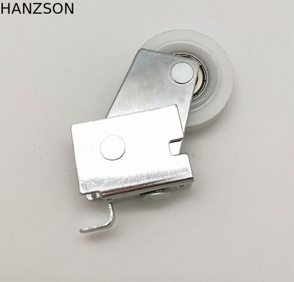 Bánh xe lăn cửa trượt 608zz Kích thước 40,2 × 18,0 × 19,2mm với lớp mạ Chrome