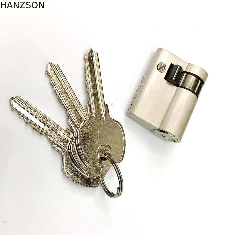 Khóa xi lanh nửa Euro bằng đồng thau, Khóa xi lanh đôi Euro 32,8 × 16,8 × 9,8Mm