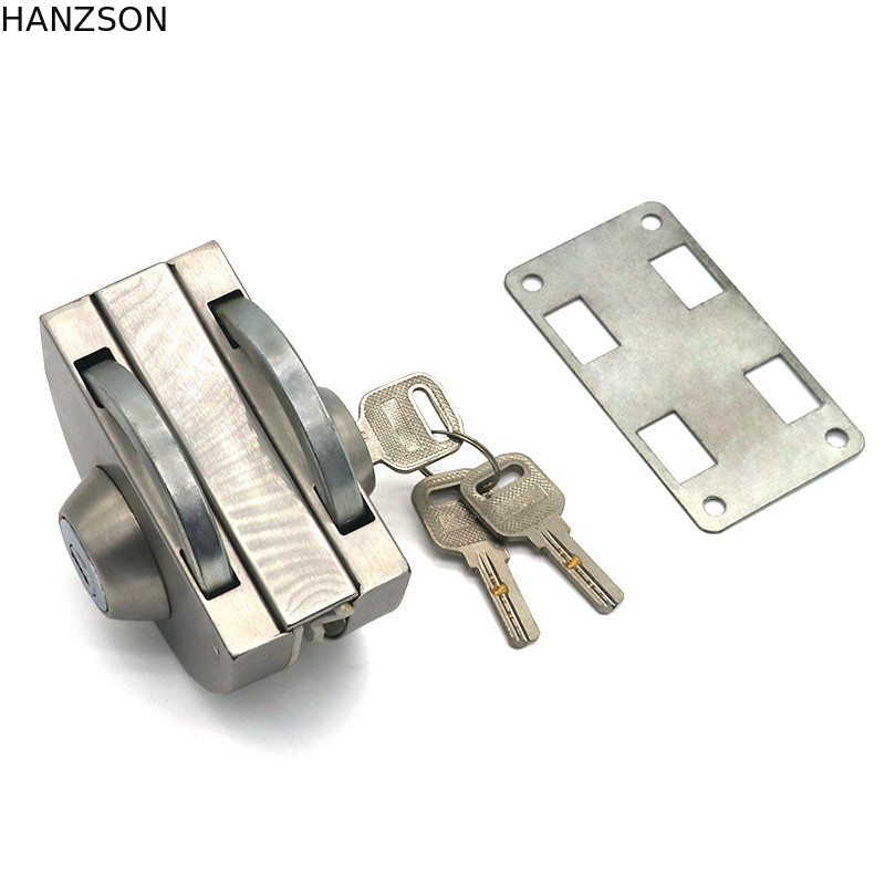 SS304 201 Phụ kiện phần cứng cửa kính Khóa cửa đôi ODM