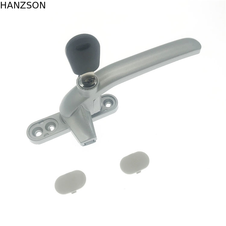 Tay nắm cửa sổ bằng hợp kim kẽm có chìa khóa cho cửa sổ nhựa PVC Upvc Sơn tĩnh điện