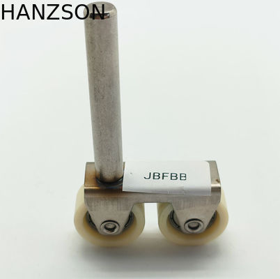 Bánh xe cổng trượt bằng nhôm W18xH34xL42mm Ròng rọc bánh xe cổng 608zz