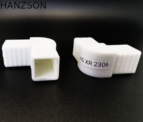 Màu trắng 20 * 20mm Aluminium Profile Corner Joint Gasket Window Plastic Corner Connection Pieces