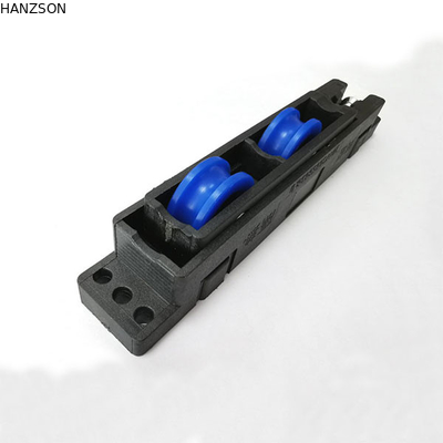 Con lăn cửa trượt Nylon có thể điều chỉnh Vật liệu nhựa ODM với vòng bi thép carbon