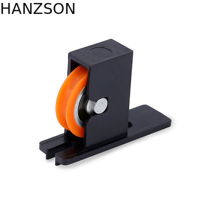 Con lăn cửa nylon trượt chống rỉ với ròng rọc đôi vật liệu nylon ODM
